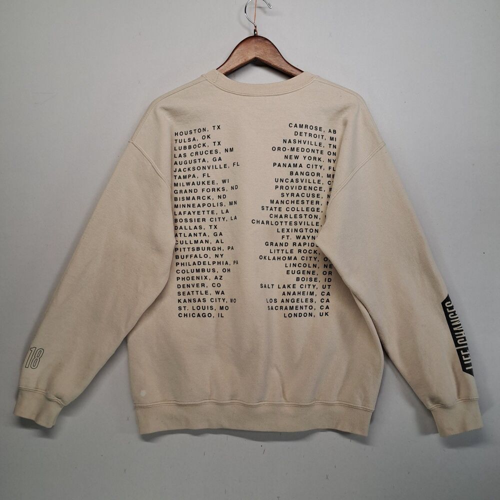 Thomas Rhett Crewneck Sweatshirt 2018 Tour Large Country - Picture 9 of 12